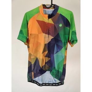 (V) SUPER RARE Weimostar cycling jersey sport lightweight  COLORFUL sz M